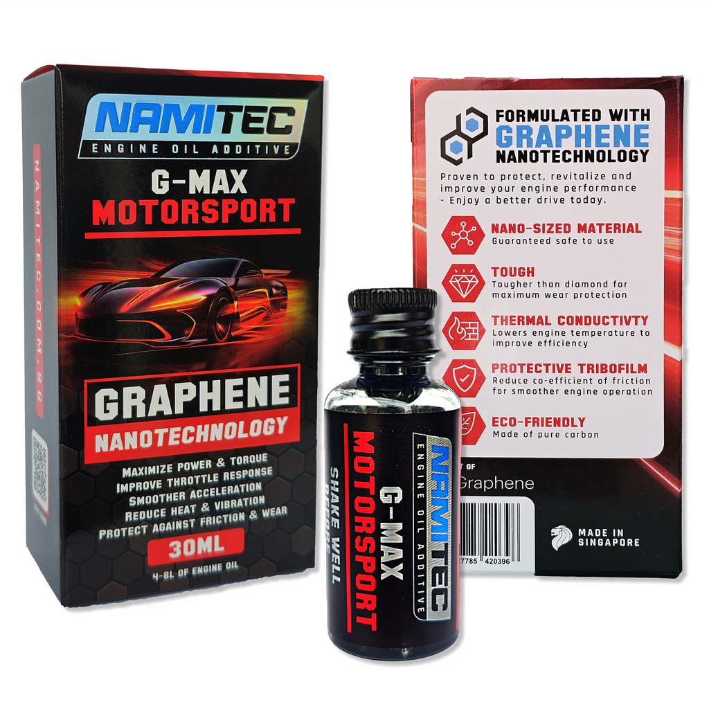 G-MAX MOTORSPORT | High Performance Graphene Nanotechnology Engine Oil Additive 30ml